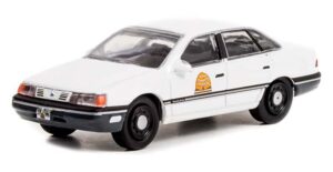 greenlight 42990-a hot pursuit series 41-1990 taurus - utah highway patrol 1/64 scale diecast