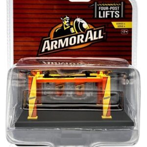 Greenlight 16150-A Auto Body Shop - Four-Post Lifts Series 4 - Yellow Arm or All 1:64 Scale Diecast