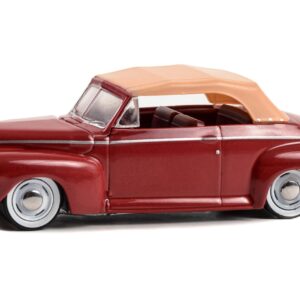 1946 Super De Luxe Convertible Dark Red with Beige Soft Top Home Improvement (1991-99) TV Series Hollywood Series Release 40 1/64 Diecast Model Car by Greenlight 62010C