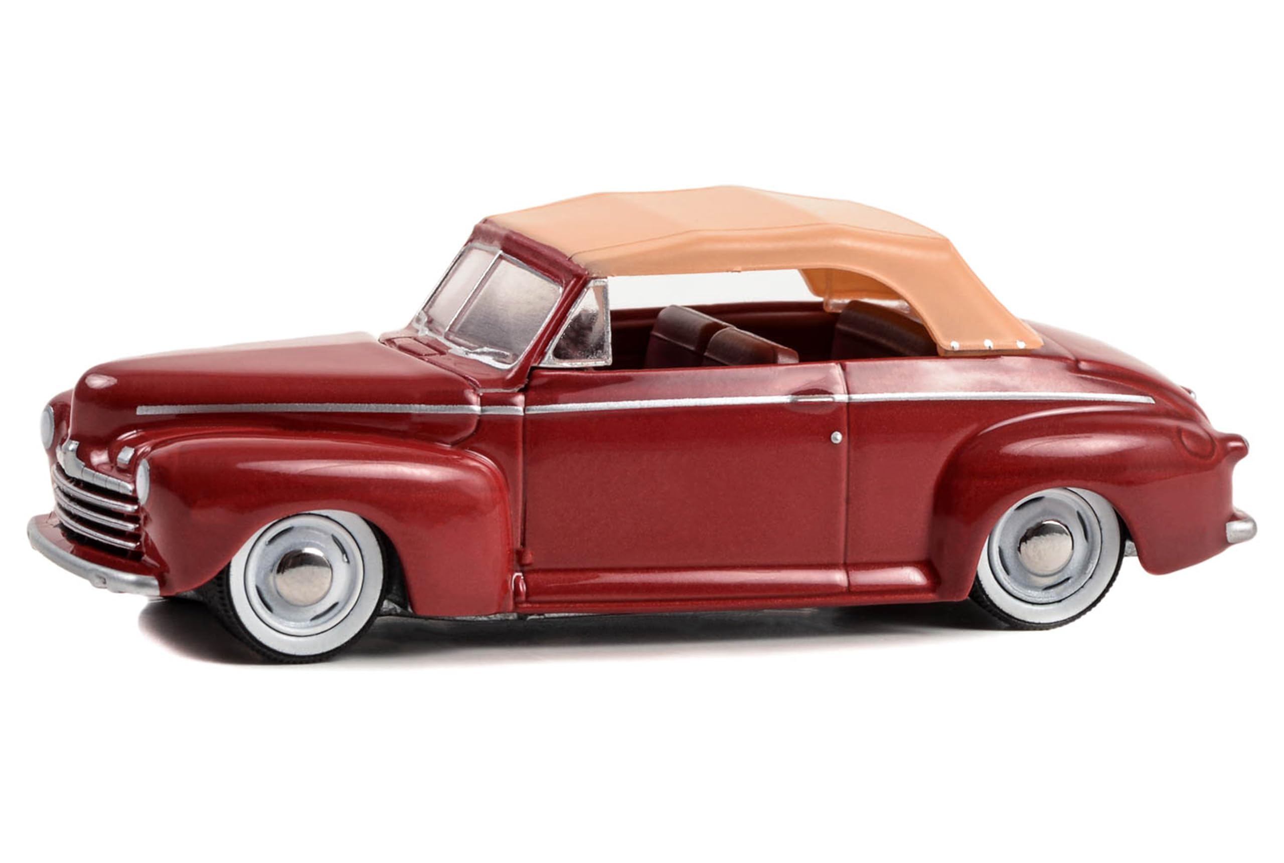 1946 Super De Luxe Convertible Dark Red with Beige Soft Top Home Improvement (1991-99) TV Series Hollywood Series Release 40 1/64 Diecast Model Car by Greenlight 62010C