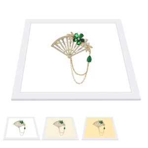 puluz 15''/38cm led photography shadowless light panel 1200lm 6000k three color temperature dimmable lightbox led fill light background shadow elimination for jewelry craft commercial photography