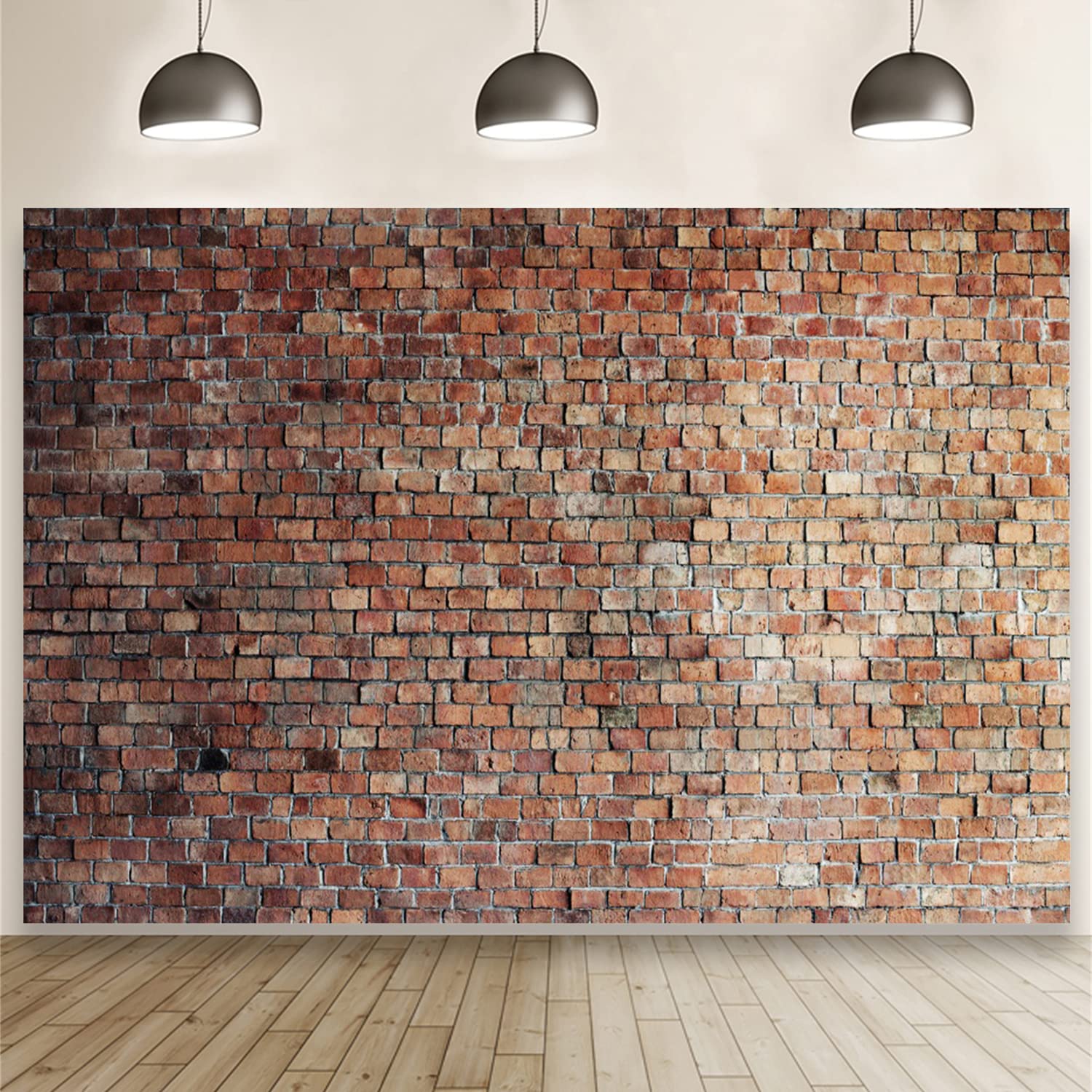 Red Brick Wall Backdrops for Photography Brick Photo Backdrop Brick Background Newborn Baby Adults Portrait Wallpaper Video Conference Backdrop Vinyl 10x6.5ft Birthday Party Baby Shower Studio Props