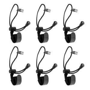 emart 6 pack backdrop clips multifunctional muslin background clamps for photo video studio, black