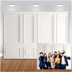 toaofy 7x5ft white room wall backdrop gray classic wall background interior vintage wall backdrop kids adults girls birthday party baby shower cake table photo booth studio props tay1336
