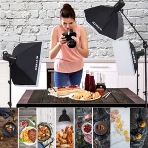 8PCS 16Patterns 34X22 Inch Product Food Photography Background Paper, Double Sided Marble/Wood/Cement Texture Pattern Flat Lay Photo Tabletop Backdrops Boards for Jewelry Cosmetics Makeup Props