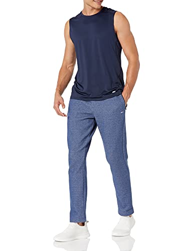 Amazon Essentials Men's Tech Stretch Muscle Shirt, Navy, Large