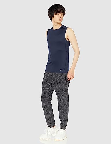 Amazon Essentials Men's Tech Stretch Muscle Shirt, Navy, Large