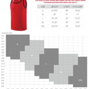 KNQR Men's Casual Retro Slim Fit Workout Gym Muscle Running Tank Top Undershirts Sleeveless Shirts H.Charcoal/Rusty L