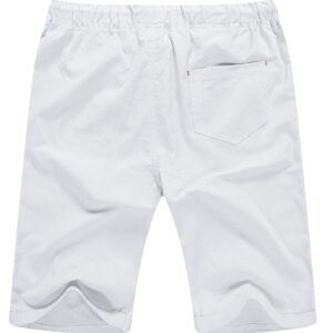 Sailwind Men’s Linen Shorts Casual Drawstring Summer Beach Shorts