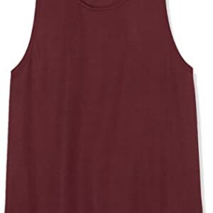 Amazon Essentials Men's Tech Stretch Tank Baselayer, Burgundy, XX-Large