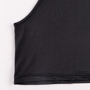 Ychnaim Men's Sleeveless Muscle Stringer Tank Top Cut Open Gym Training Bodybuilding Vest Shirts Color Black Size XL