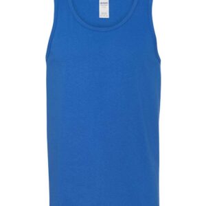 Fashion Gildan 5200 Heavy Adult Tank Top Royal Large