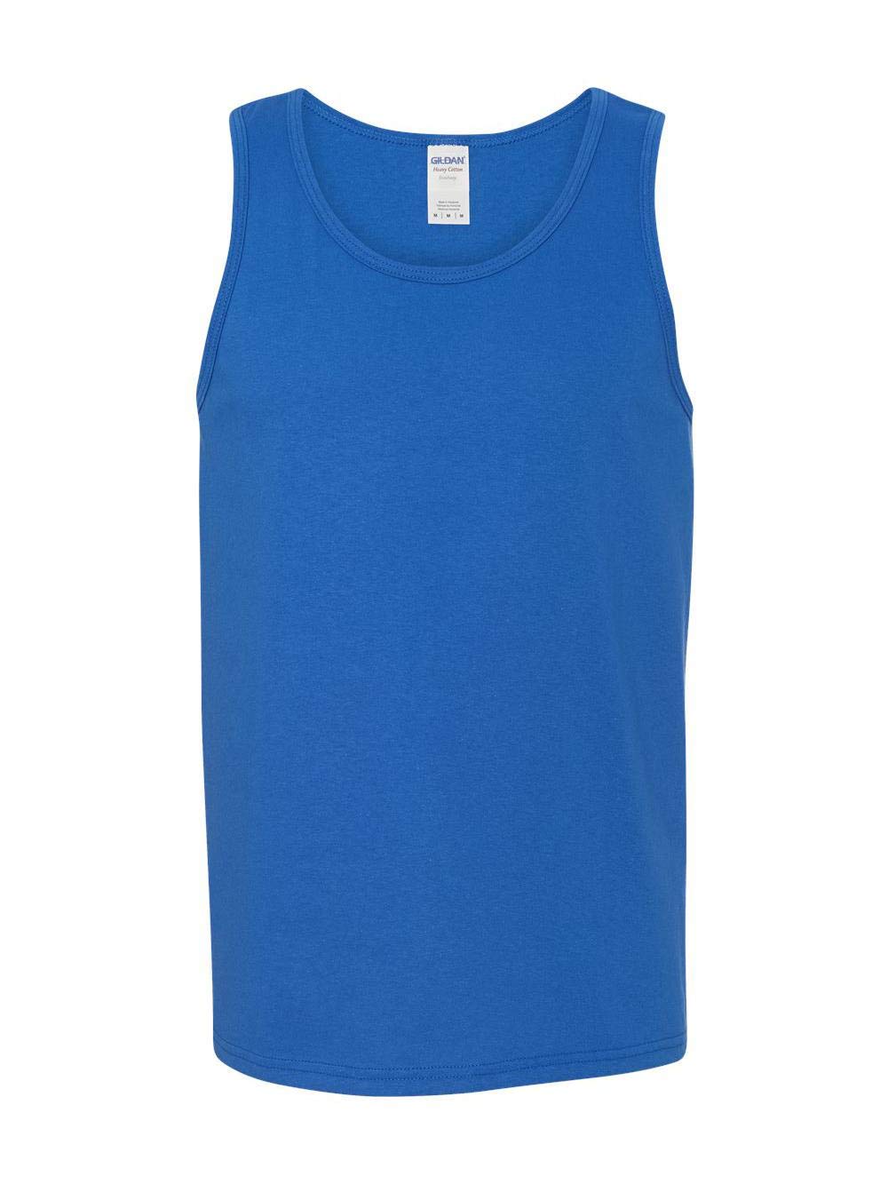 Fashion Gildan 5200 Heavy Adult Tank Top Royal Large