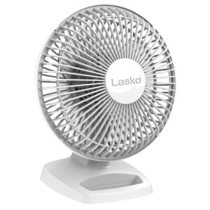 lasko 2002w personal fan, 6-inch, white, 2002