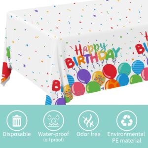 Birthday Party Supplies Disposable Paper Plates Napkins Cups Tablecloth and Banner for Kid’s Birthday Party Decorations, Serve 25