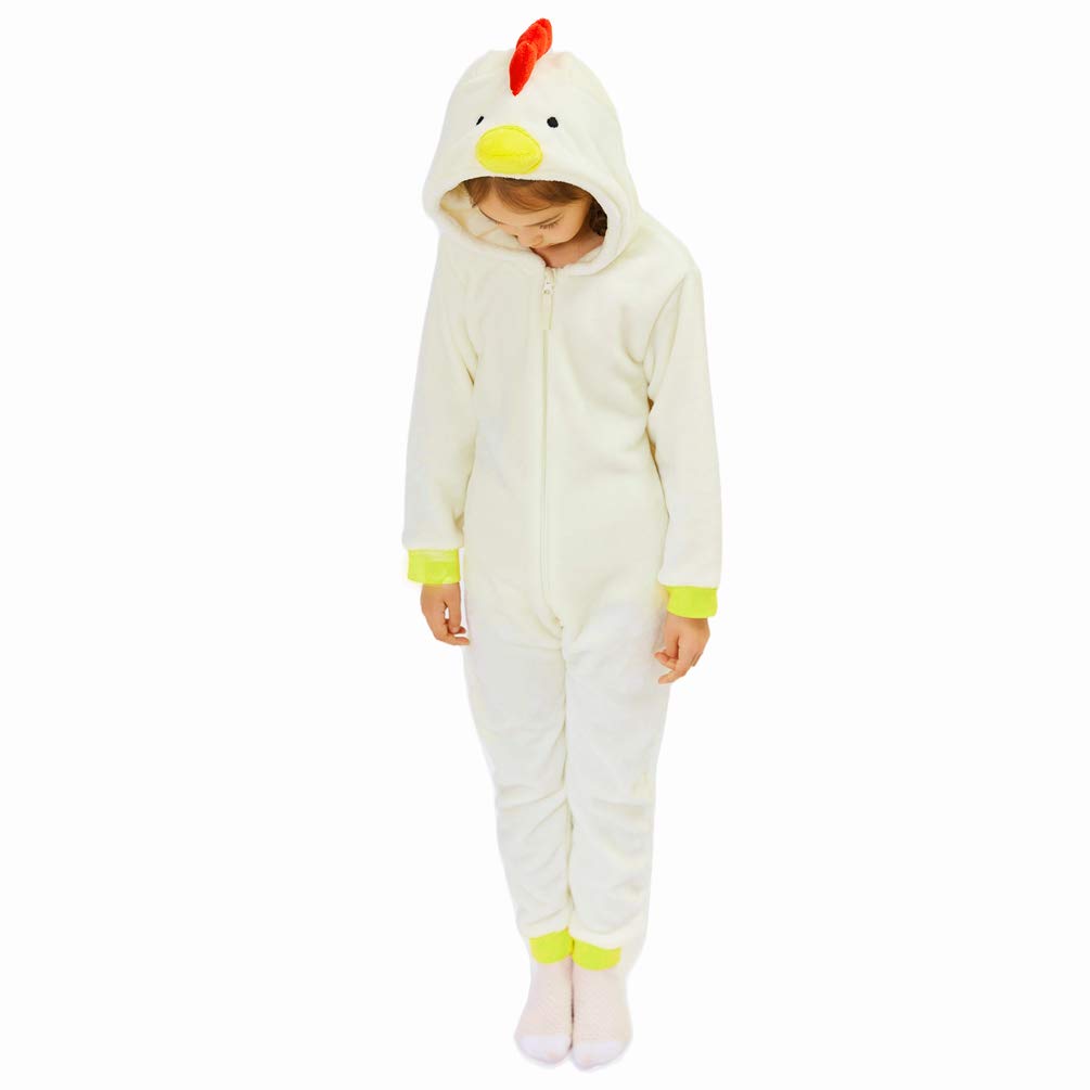 COSUSKET Chicken Oneise Pajamas Child Halloween Costume Age 2-14