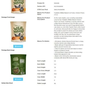 Wildly Natural Cat Treats, Chicken Flavor, 2.5 oz