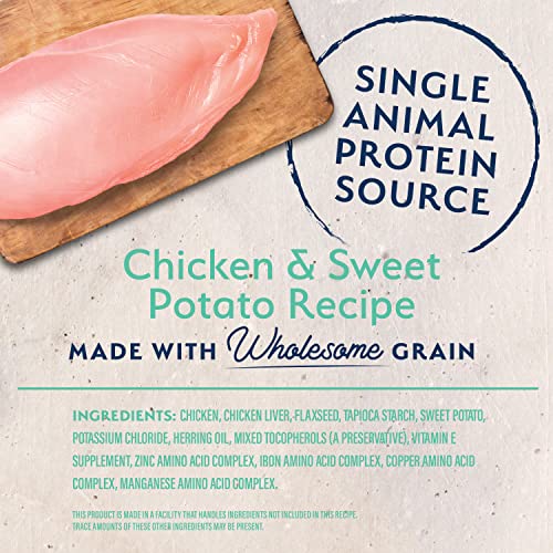 Natural Balance Freeze Dried Raw Dog Food, Grain-Free Limited Ingredient Adult Formula, Great as Topper, Treat, or Meal, Chicken & Sweet Potato Recipe, 6 Ounce (Pack of 1)