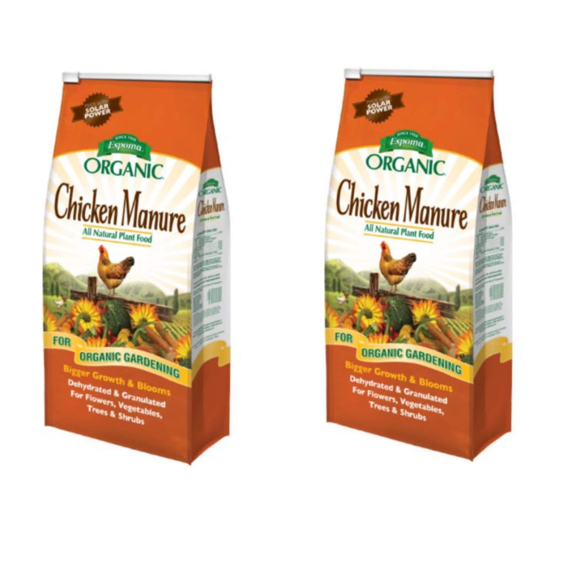 Espoma Organic GM3 3.75 Lb Organic Chicken Manure Plant Food, 2 Pack