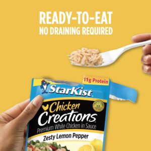 StarKist Chicken Creation Zesty Lemon Pepper - 2.6 oz Pouch (Pack of 12)