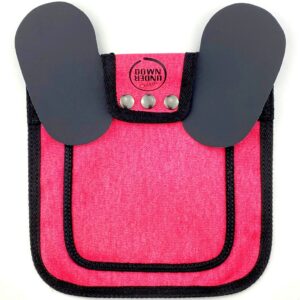 down under outdoors chicken saddle with adjustable straps for medium and large hens, chicken apron, poultry saver, pet supplies, including shoulder cover (pink)