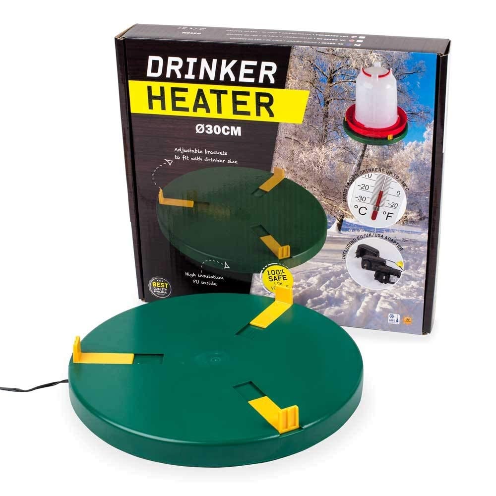 My Favorite Chicken Chicken Water Heater and Deicer - Electric Poultry Waterer for Winter - Portable Design, Freeze Proof Chicken Supplies for Outdoor Use - Water Heater and Warmer for Outside