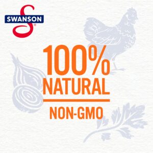 Swanson 100% Natural, Gluten-Free Chicken Broth, 14.5 Oz Can (Pack of 12)