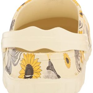 Western Chief Easies Eva Clogs for Women Offers Comfortable Ankle Strap, Synthetic Insole, and Slip-On Style Rooster 9 M