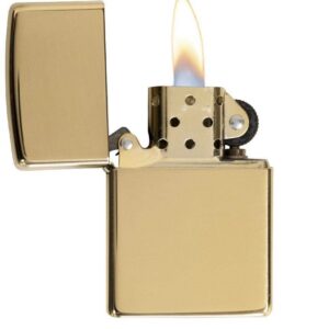 Zippo 254B High Polish Brass Pocket Lighter