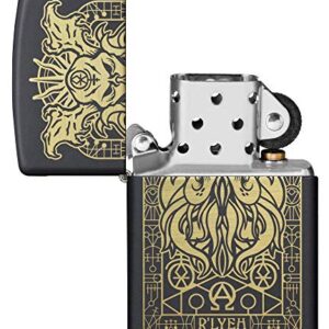 Zippo 29965 Monster Design Black Matte Pocket Lighter