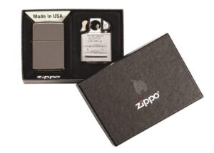 zippo black ice lighter & pipe insert