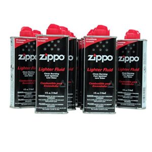 zippo outdoors lighter fuel, 12 cans, 4 fl oz (pack of 12)