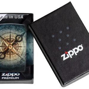 Zippo Compass Ghost Design 540 Glow in The Dark Pocket Lighter