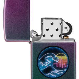 Zippo Great Vaporwave Iridescent Pocket Lighter, one Size