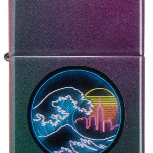 Zippo Great Vaporwave Iridescent Pocket Lighter, one Size