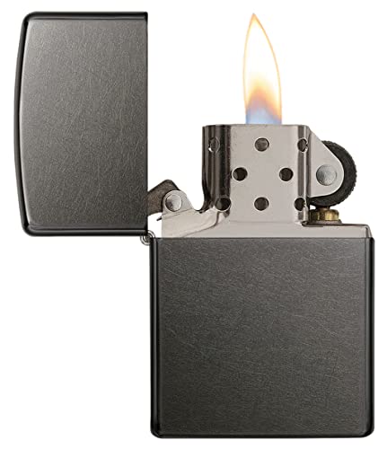 Zippo Gray Dusk Pocket Lighter, Standard