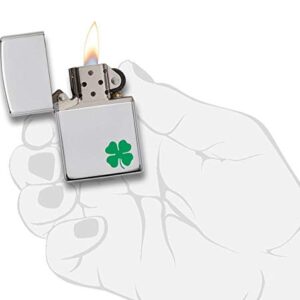 Zippo Bit O' Luck Pocket Lighter, High Polish Chrome, One Size (24007)