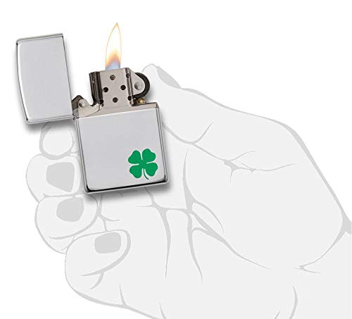 Zippo Bit O' Luck Pocket Lighter, High Polish Chrome, One Size (24007)