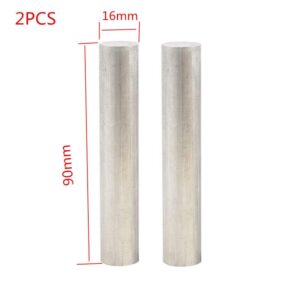 TEAMWILL 20PCS 99.99％ Magnesium Metal Rod Mg Bar 16mm x 90mm 0.63"*3.5" Light Fire Emergency Survival