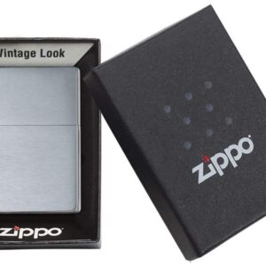 Zippo Vintage Brushed Chrome without Slashes - 230.25