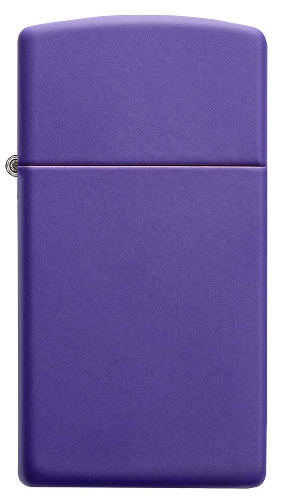 Zippo Slim Purple Matte Pocket Lighter