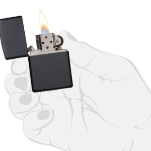 Zippo Black Matte Classic Lighter