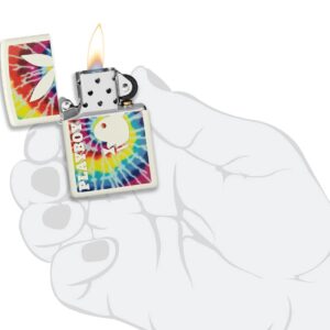 Zippo Playboy Tie-Dye Glow in The Dark Pocket Lighter