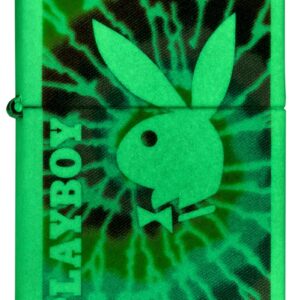 Zippo Playboy Tie-Dye Glow in The Dark Pocket Lighter