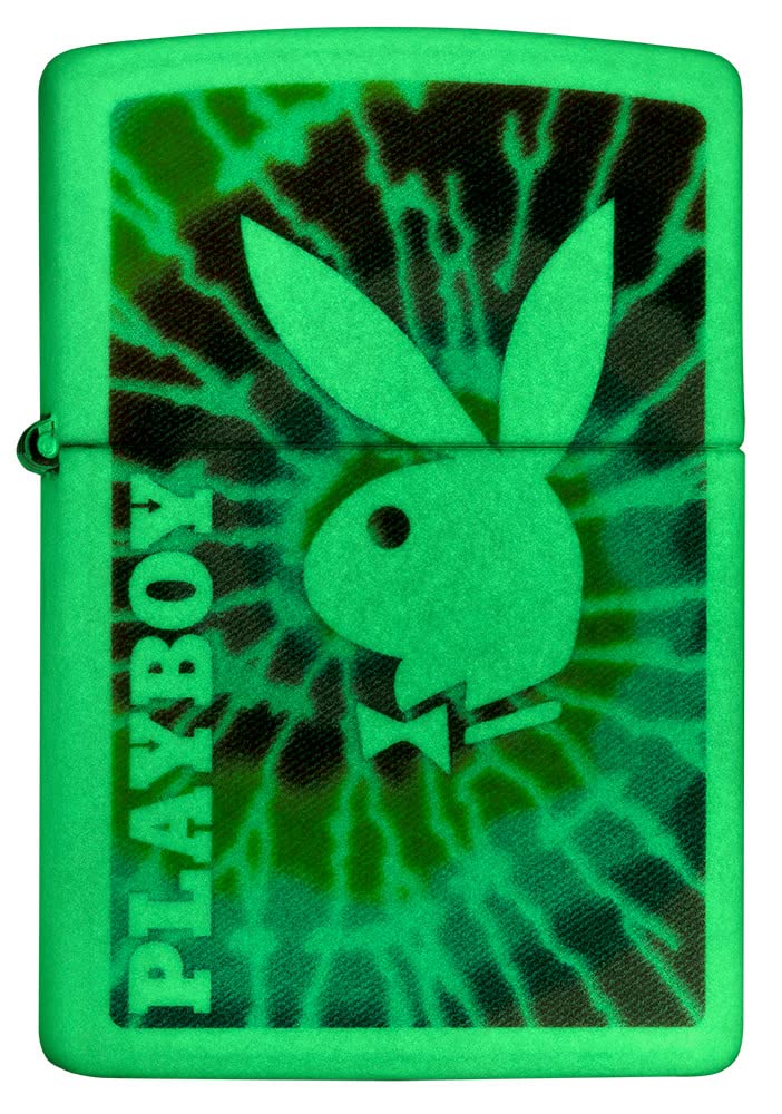 Zippo Playboy Tie-Dye Glow in The Dark Pocket Lighter