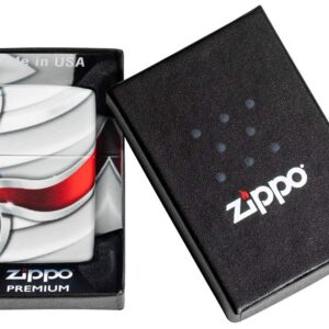 Zippo Flame Logo Design 540 Color Pocket Lighter, Black, One Size