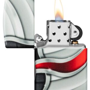 Zippo Flame Logo Design 540 Color Pocket Lighter, Black, One Size