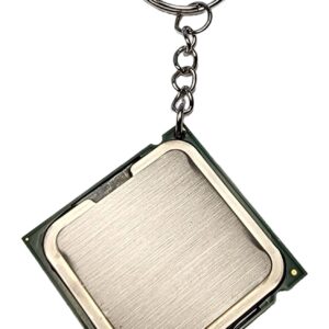 TekJuic The Ultimate Geek Accessory - Recycled CPU Processor Keychain Made from Reclaimed Computer Parts