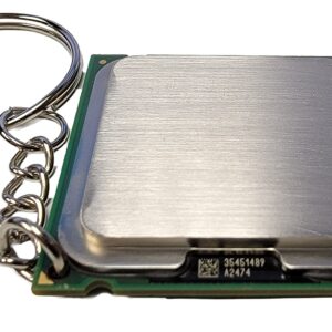 TekJuic The Ultimate Geek Accessory - Recycled CPU Processor Keychain Made from Reclaimed Computer Parts