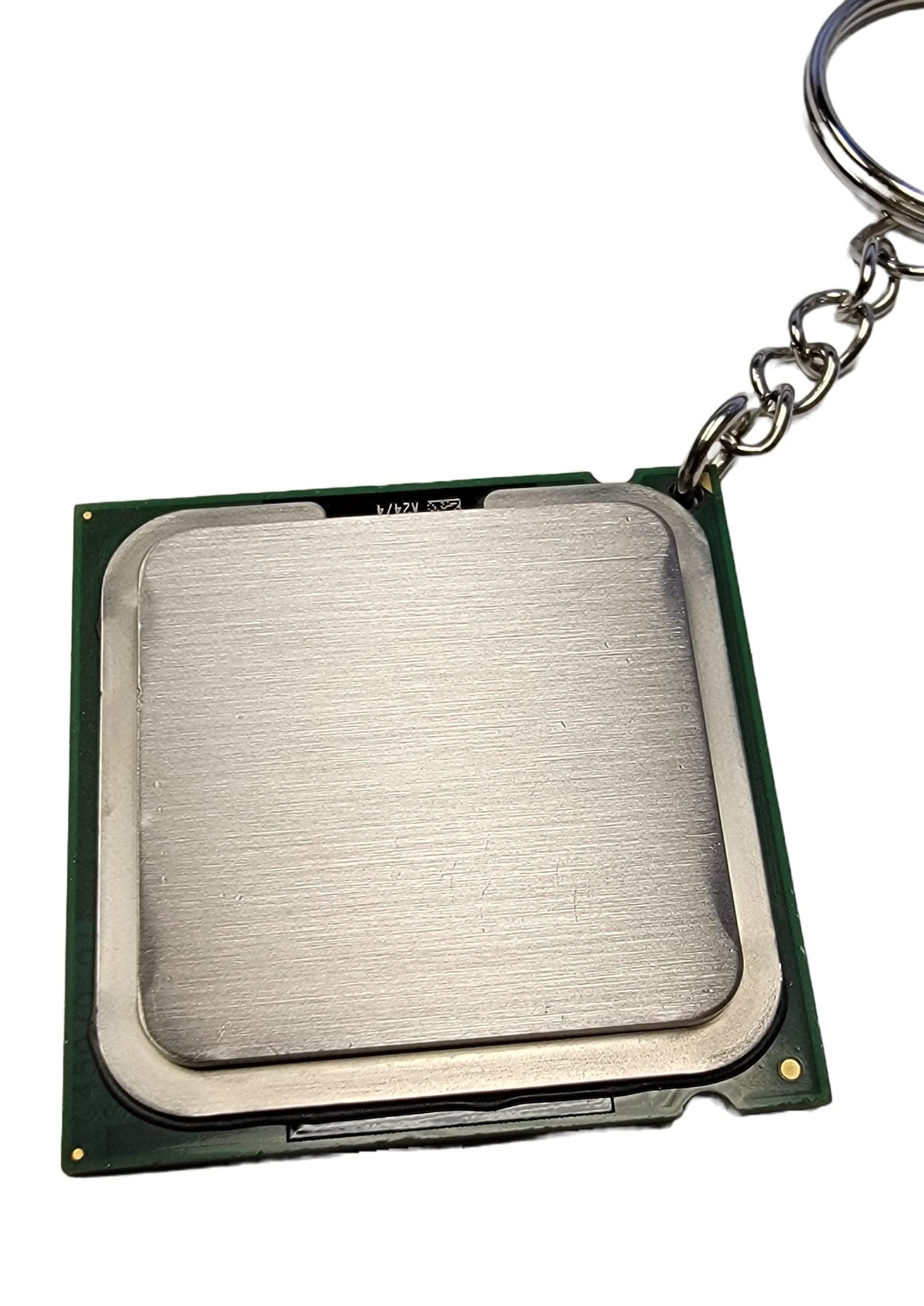 TekJuic The Ultimate Geek Accessory - Recycled CPU Processor Keychain Made from Reclaimed Computer Parts